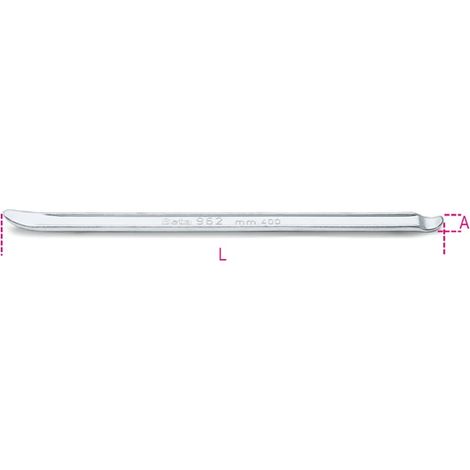 LEVA PER PNEUMATICI ART. 962 mm 400 larg. mm 25 (1/3)