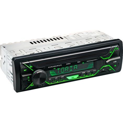 Autoradio Bluetooth - 4 x 60 W - Lecteur MP3 - Entrée USB SD TF AUX - Radio FM AM - Télécommande - Pour Camion et Fourgon - 12 V / 24 V (1/5)
