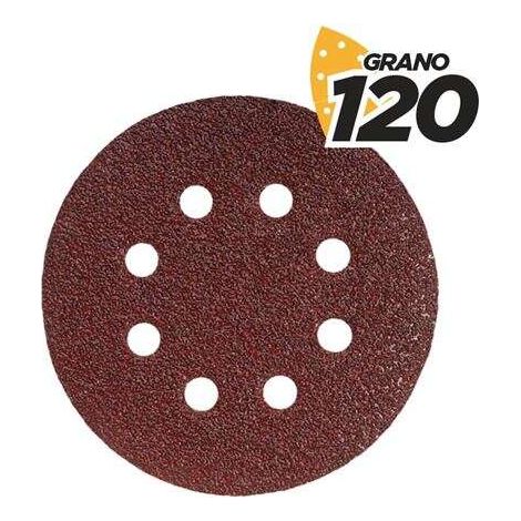 Dischi abrasivi blim bl0136 125 mm grana 120 velcro