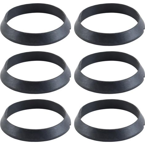 Lot De 6 Joints D'étanchéité Pour Tuyau D'évacuation, Joint En Caoutchouc, Accessoires Pour Siphon De Sol (diamètre Extérieur 36 Mm, Diamètre Intérieur 31,5 Mm) (1/5)