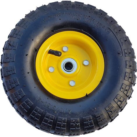 Varan Motors - SMALLWHEELTC1840 Ersatz-Luftrad f�r Gartenwagen, Karren usw. 26cm (4.10/3.50-4)