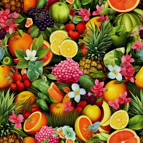 Decoffe Oxford de exterior - Motiv Obst  DX6442 (1/5)