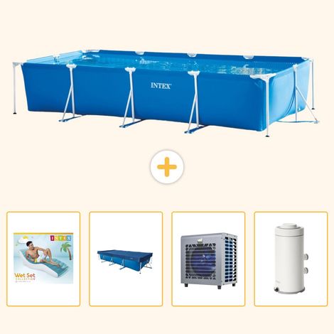 Intex Piscine Tubulaire Rectangulaire - 450x220x84 cm - 5-pièces S33 (1/5)