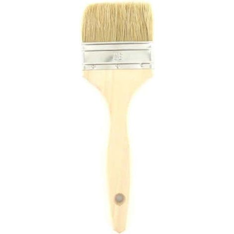 pennello piatto di merluzzo coda 80 mm manico in legno