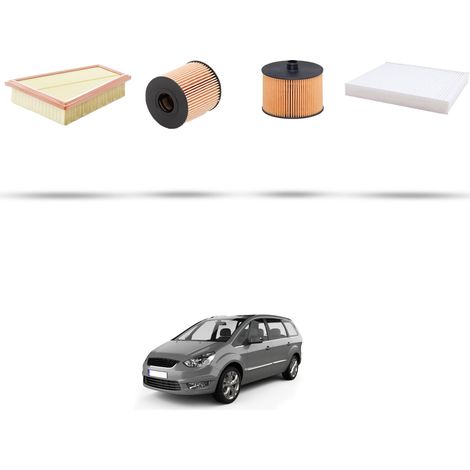 Kit tagliando 3 filtri compatibile con Ford Galaxy II 2.0 tdci 103kw dal 2006 (1/5)