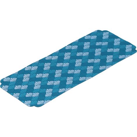 Cup Placemats Chinese Style Knitted Embroidery Tea Set Place Mats for Home TeahouseWater Blue Fan Leaf