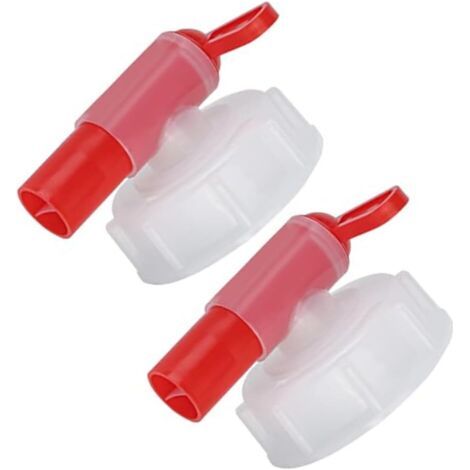 Set of 2 DN61 15C60 outlet valves for plastic dosing valve L, leak-proof screw closure, industrial garden use (1/4)