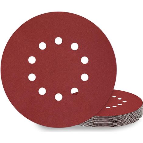 Schleifpapier 225mm Klett P320 10 Loch für Trockenbauschleifer (1/5)