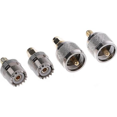 Kit de 4 adaptateurs A13 PL259 SO239 vers SMA mâle/femelle, convertisseur de test RF (1/4)