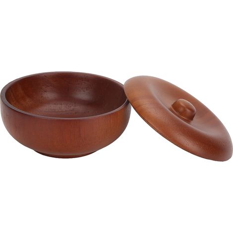 Bol à blaireau en bois, pot à savon à raser, bol à raser professionnel, outil de coiffure (1/5)