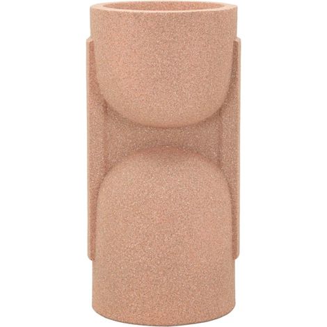 Portavaso da terra in resina rossa, 36x34x70,5 cm – Nui (1/5)