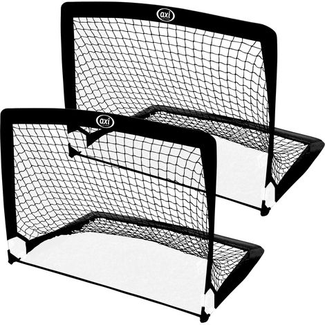 Axi Pop Up Kickz, Lot De 2 Cages De Foot Pliables Pour Le Jardin  Filet De But En Fibre De Verre Avec Sac De Transport  Cage De Football Pour Enfants Et Adultes - 120 X 93 X 95 Cm.