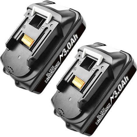 2 xFür Makita Akku 18V 3.0Ah Li-ion BL1850 BL1860B BL1840 BL1830B BL1815