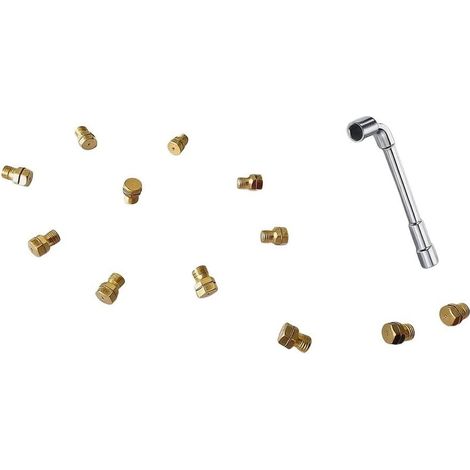 Kit Conversion pour gaz Naturel vers Propane 12 Buses pour Kenmore Kit de Conversion pour gaz Naturel vers Propane, 12 Gicleurs en Laiton, 7mm Incluse, pour Cuisinières pour kenmore et (1/5)
