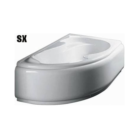 GUSCIO VASCA ANGOLARE MOD. GRAZIA CON PANNELLO Misura: cm 150x100 Destra
