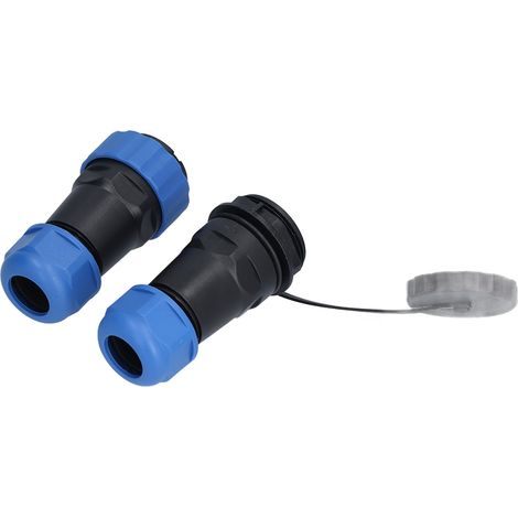 Connecteur étanche IP68 prise aviation SP2819, paire fiche mâle femelle, borne à souder, 250V 5A, 5 broches, pour câblage industriel. (1/5)