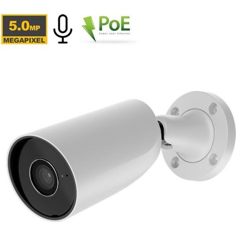 Ajax Telacamera IP bullet 5Mp PoE Bianco - BulletCam 79029 (4mm)