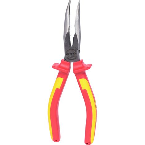 KS Tools ERGOTORQUE VDE Flachrundzange, gebogen, 205 mm (1/2)