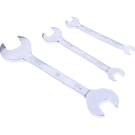 Jeu de clés à fourche 3 pièces en Acier chrome vanadium ( Prix pour 1 Jeu ) (1/2)
