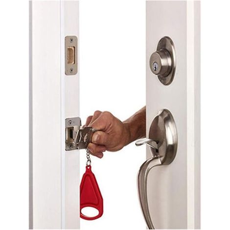 Cadenas de porte portable à sécurité renforcée pour les voyages et les résidences domestiques (1/4)