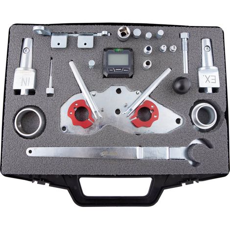 Clas – Coffret calage moteur 1.5 TSI – Inclinomètre numérique – Adaptateurs de précision – Pour Audi, Volkswagen, Seat, Skoda, Cupra