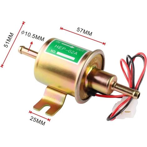 Pompe à essence électrique universelle d'essence diesel 12V HEP-02A HEP02A à basse pression OEM HEP-02A Pompe à carburant électrique universelle 12 V pour Most Car Carburetor Motorcycle ATV (1/3)