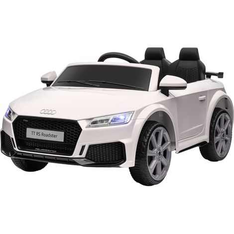 Voiture électrique pour enfants  télécommande  LED  blanc  Audi TT RS Roadster  USB  3 km/h (1/5)