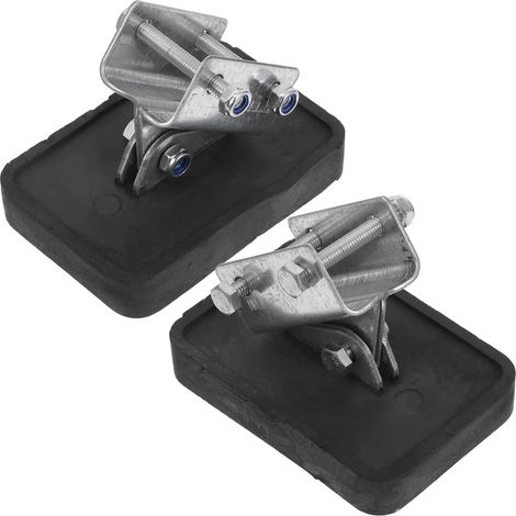Stabilisateur D'ÉChelle 2 PièCes ProtèGe-Pieds En Caoutchouc ÉPais AntidéRapant Pour ÉChelle TéLescopique Et Escabeau Accessoire De SéCurité RéSistant (1/5)