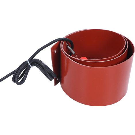 Chauffe-tambour, 30-150℃ 125mm X 1740mm Chauffe-tambour en Métal pour l'isolation (14) (1/5)