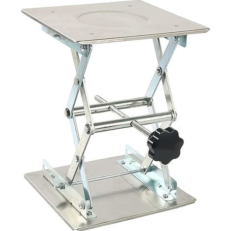 Stainless steel lab platform lifting support rack scissor lifter, 20x20cm