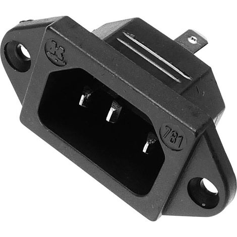 Conector sector Kaiser 781SW negro 10 A 2 polos