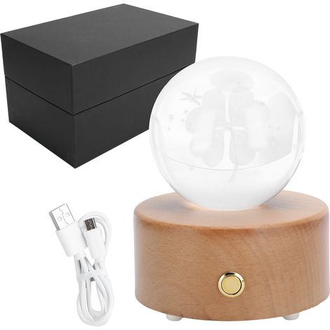 Boîte à musique sphère LED Bluetooth, décoration de bureau cadeau fête anniversaire (1/5)