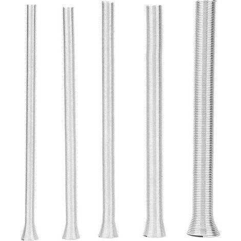 Super Elastic Steel Spring Tube - 5pcs 21cm, Super Elastic Steel Spring Tube Bender, PVC Pipe Bender, Spring Tube Bender for Electrical Wires (1/5)