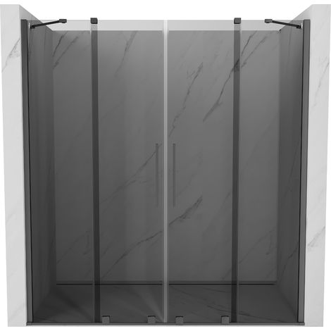 Mexen Velar Duo porta doccia scorrevole 170 cm, grafite, gun metal - 871-170-000-42-95 (1/5)