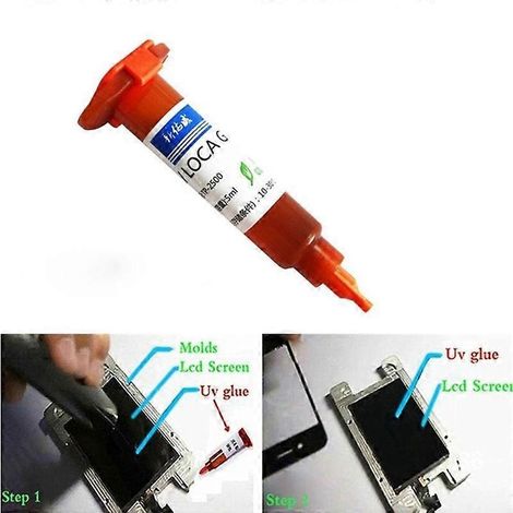 Nouvelle colle UV Youwei, colle optique loca TP-2500, colle à l'eau sans ombre 5 ml, colle Youwei pour collage d'écrans par explosion (1/4)