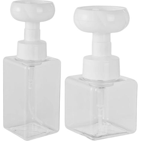 Seifenspender mit 2 Blüten, leere 250-ml-/450-ml-Schaumflasche, leere Behälter (1/4)
