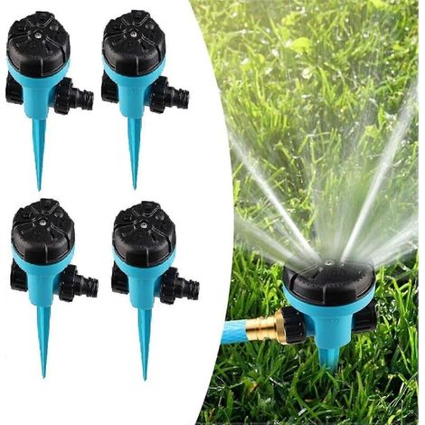 Système d'arrosage rotatif à 360° pour pelouse, arroseur de jardin réglable pour jardin et pelouse extérieurs - CHN-AquaForge (1/5)