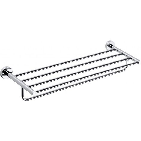 Sapho X-Round - Étagère murale pour serviettes, longeur 650 mm, chrome XR415 (1/3)