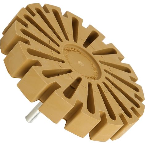 Disque à polir 100 mm (4 pouces) pour effaceur de gomme, compatible avec les perceuses électriques portatives et les camping-cars. (1/5)