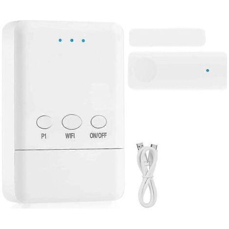 Ouvre-porte de garage universel intelligent Tuya WIFI avec capteur de porte et contrôleur sans fil compatible Alexa et Google (prise UE) (1/5)
