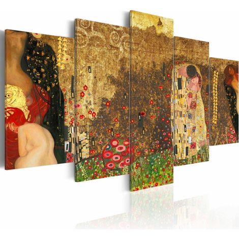 Tableau les muses de klimt - 200 x 100 cm (1/4)