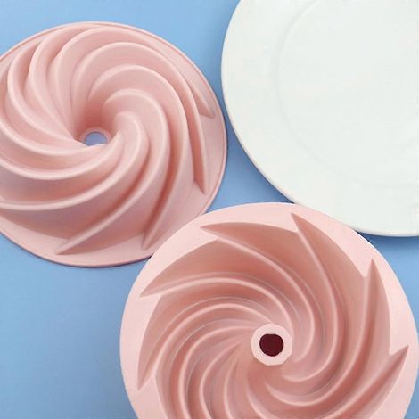 Moule en silicone Vortexes pour gâteau au chocolat, moule pour fudge aux légumes, moule pour bonbons et desserts (1/4)