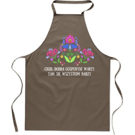 GREMBIULE DA CUCINA con STAMPA Folklore polacco BUONA CASALINGA regalo per donna (1/4)