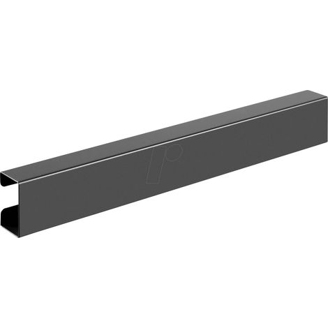 Passe-câble noir 350 x 50 x 32 mm HZ9L – Fixation magnétique rapide – Installation horizontale ou verticale – Pour bureaux et espaces confinés – My Wall (1/2)