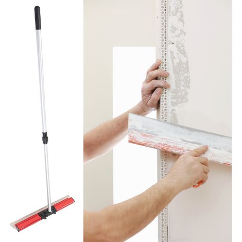 Trockenbau-Abschäumklingen-Set, Drywall Tools Skimming Blade mit Verlängerungsgriff und Aufbewahrungsbox aus Aluminium Edelstahl für den Bau Profis und Heimwerker (1/5)