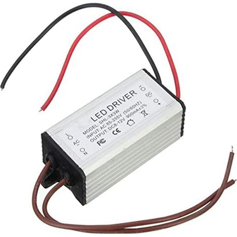8-12V 10W 900Ma AC/DC Transformateur De Tension Lumière Tube Étanche LED Driver (1/5)