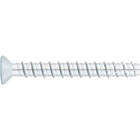 Vis a béton Tête fraisée - Recouvrement zingué - Homologué ETE Option 1 Ø8 x 100 - Boite de 25