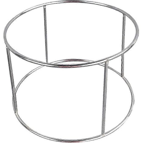 Présentoir à fruits de mer à 2 niveaux, support de service alimentaire, support léger en fil de fer métallique pour plateaux à pizza, pour collations, fruits de mer, bar à snacks, (23 cm x 14 cm) (1/5)