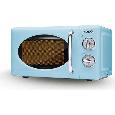 Microondas retró 20L 700W color azul