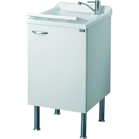 Negrari 6006SK Lavatoio Lavapanni in Nobilitato Idrofugo, Bianco, L45 x 50 x 85H cm (1/2)